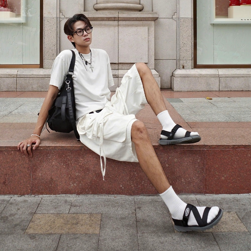 Phối đồ với giày đen