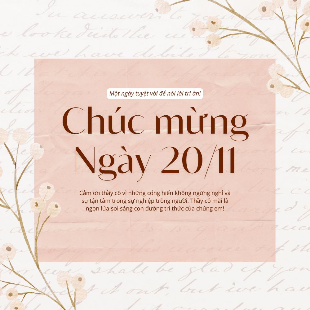 Chọn quà 20/11 thật nhiều ý nghĩa để tri ân thầy cô giáo