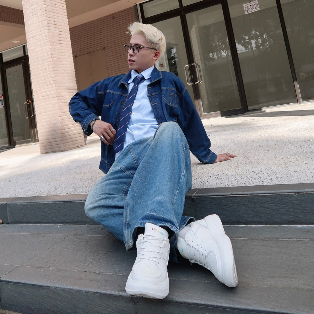 Nam lùn nên mang giày gì