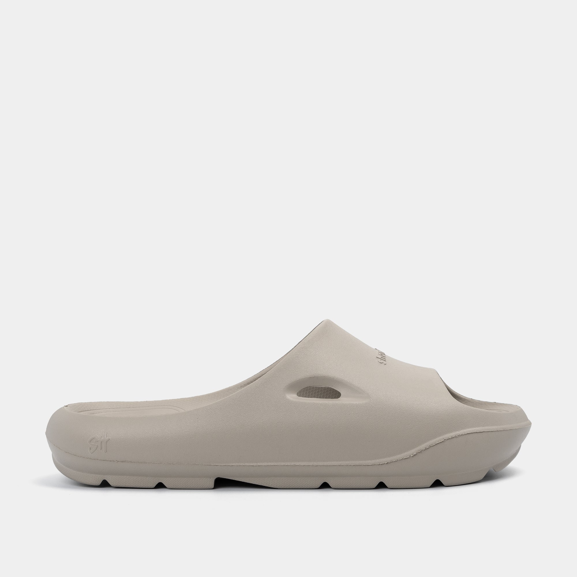 Dép bánh mì nhựa đúc Trendy 6 unisex nâu nhạt