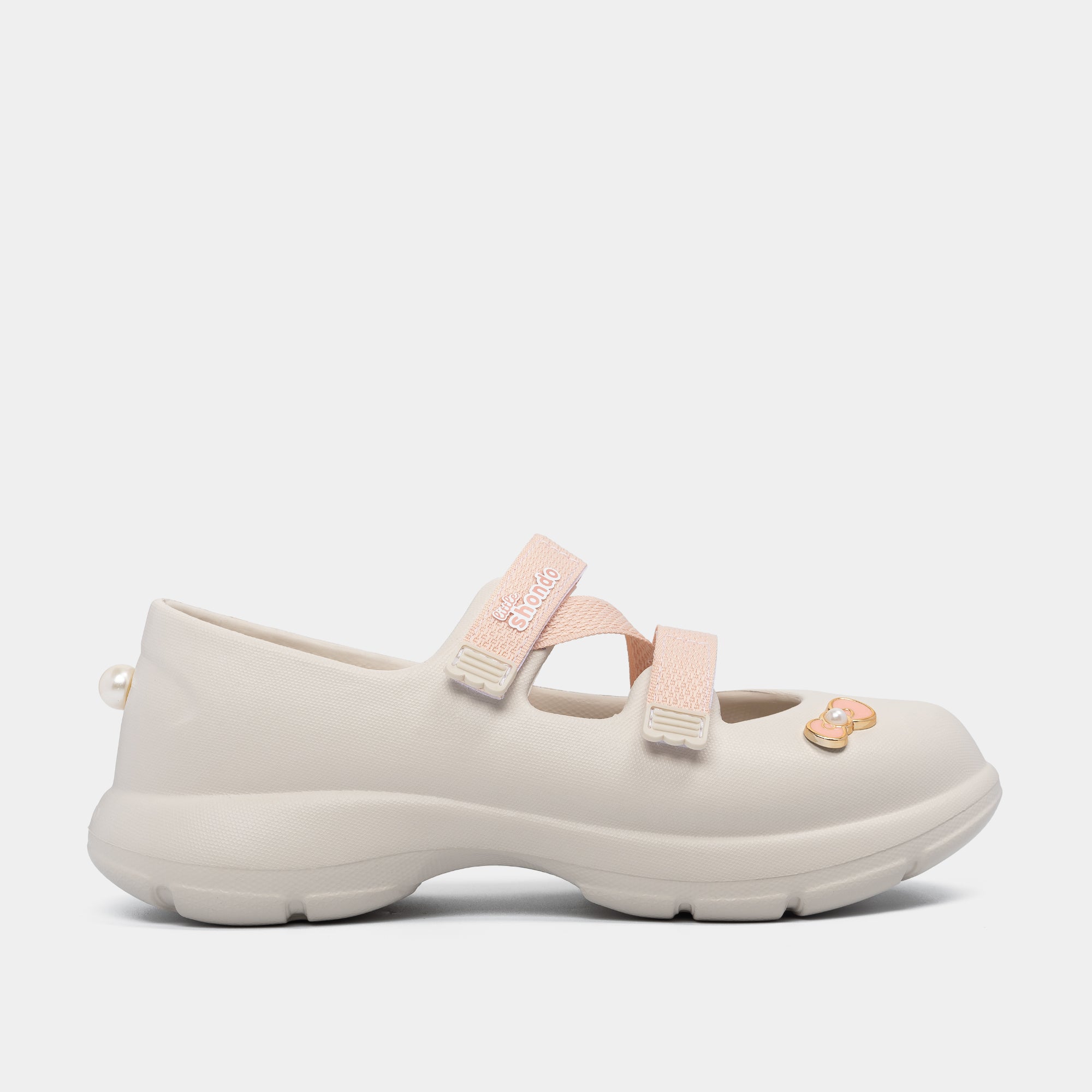 Giày ballet sneaker bé gái Little Dreamie trắng
