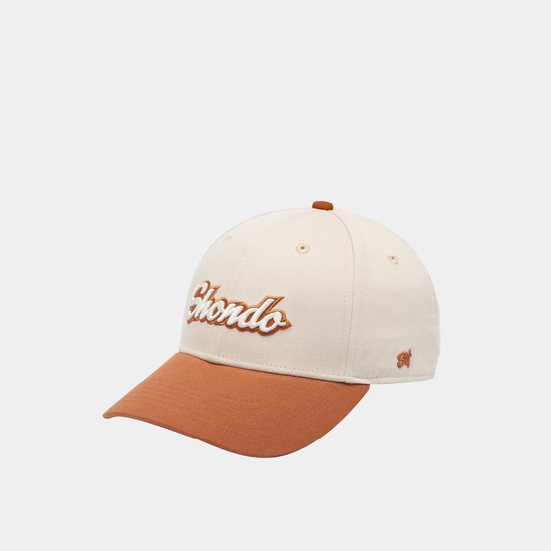 Nón lưỡi trai thêu logo Shondo nâu