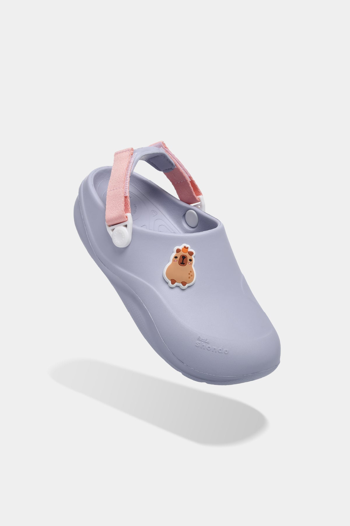 Clog Little Suke bé gái nhựa đúc tím