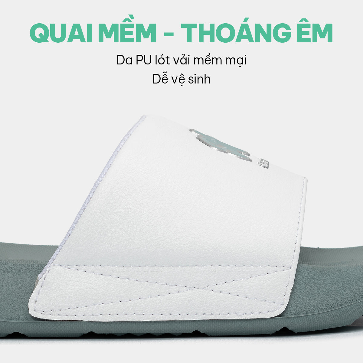 Dép Trendy 7 unisex SH xám trắng