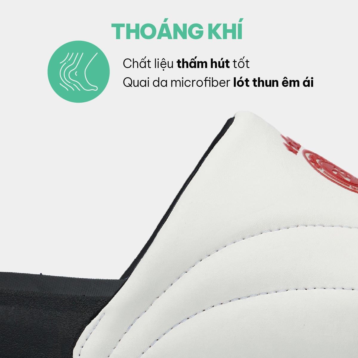 Dép Trendy 7 CHAMPION 26 nam trắng đen