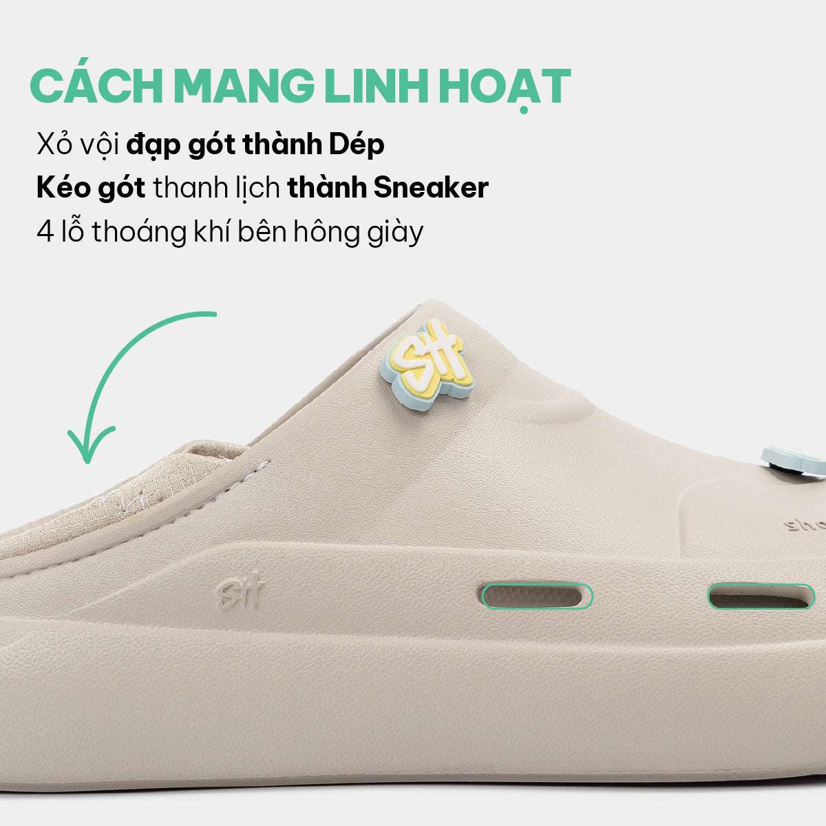 Giày sneaker Class 3 không dây hồng