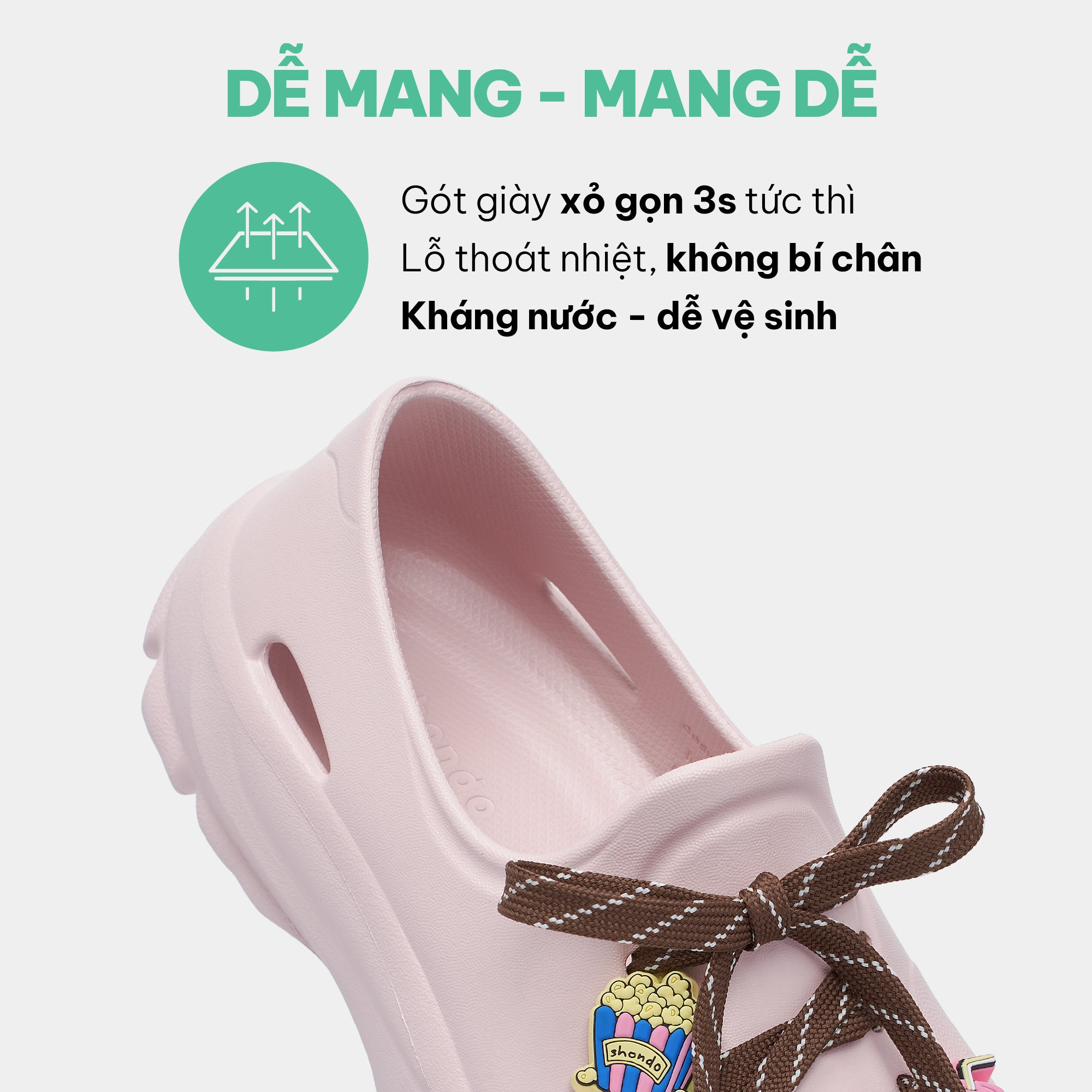 Giày Sneaker Shondo EZI Limax Nữ Màu Hồng