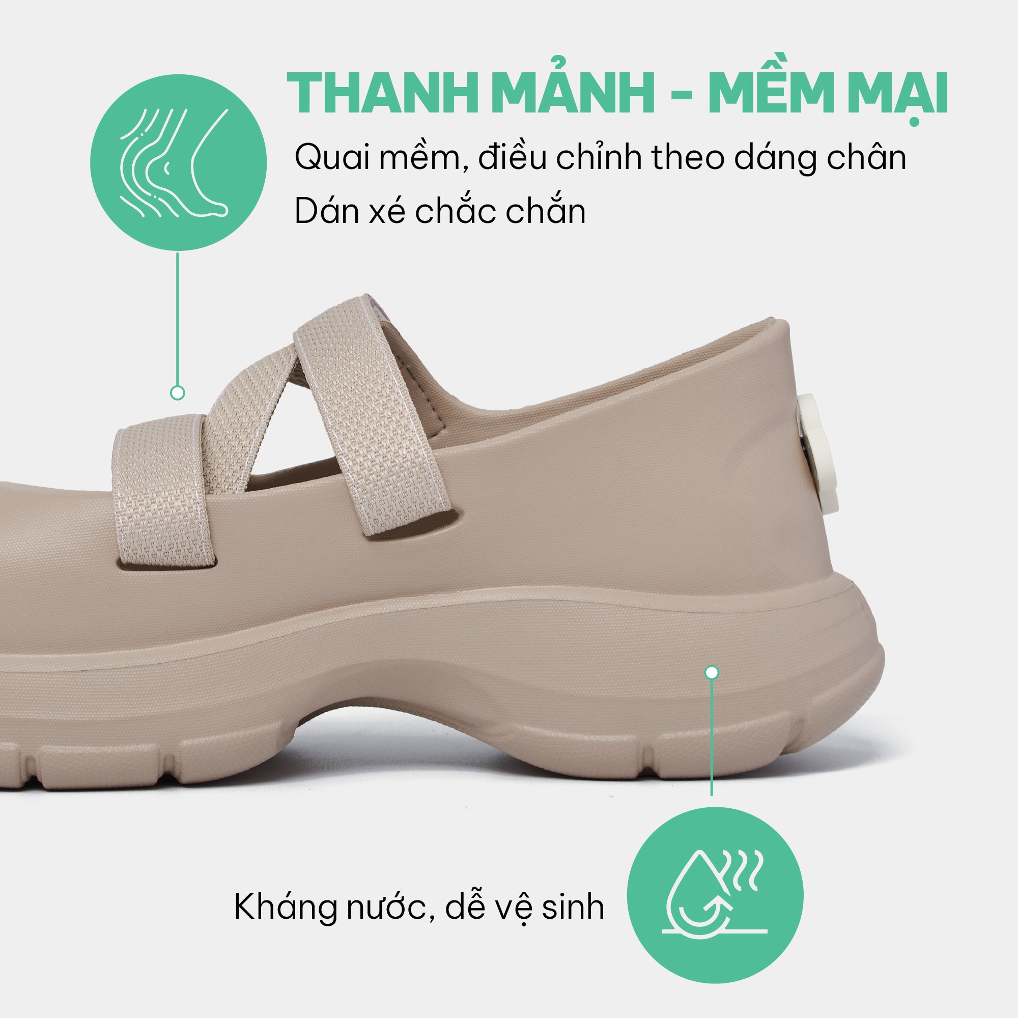 Giày ballet sneaker nữ Dreamie hồng