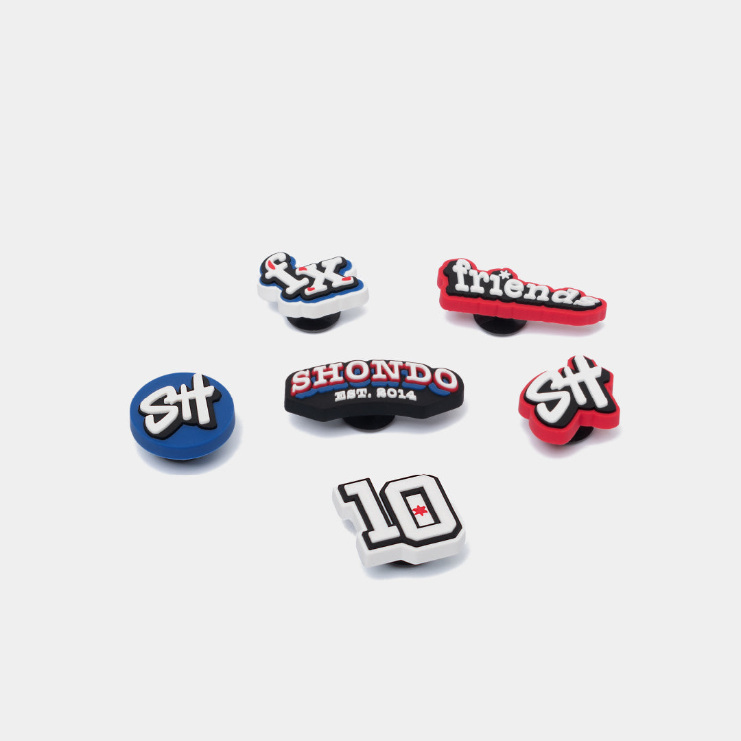 Charm F10 nam màu xanh đỏ