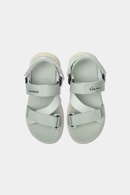 Sandal nam nữ F8B quai xoay xanh mint