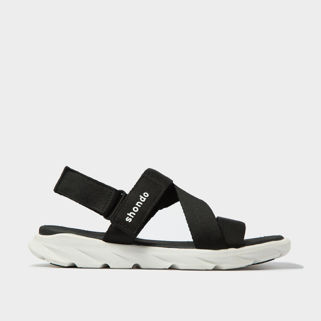 Sandals F6 sport full đen đế trắng