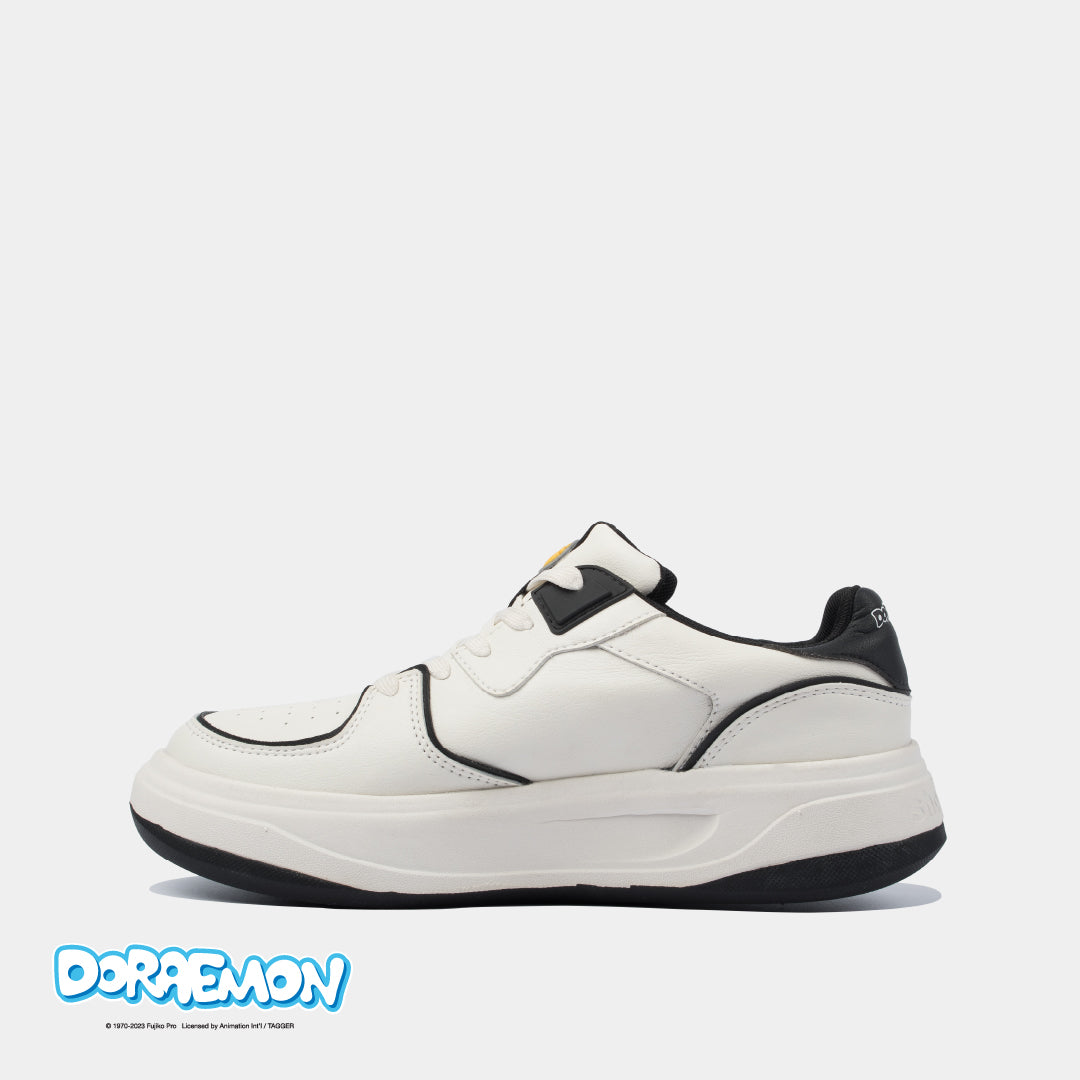 Sneaker Class 2 Doraemon trắng đen