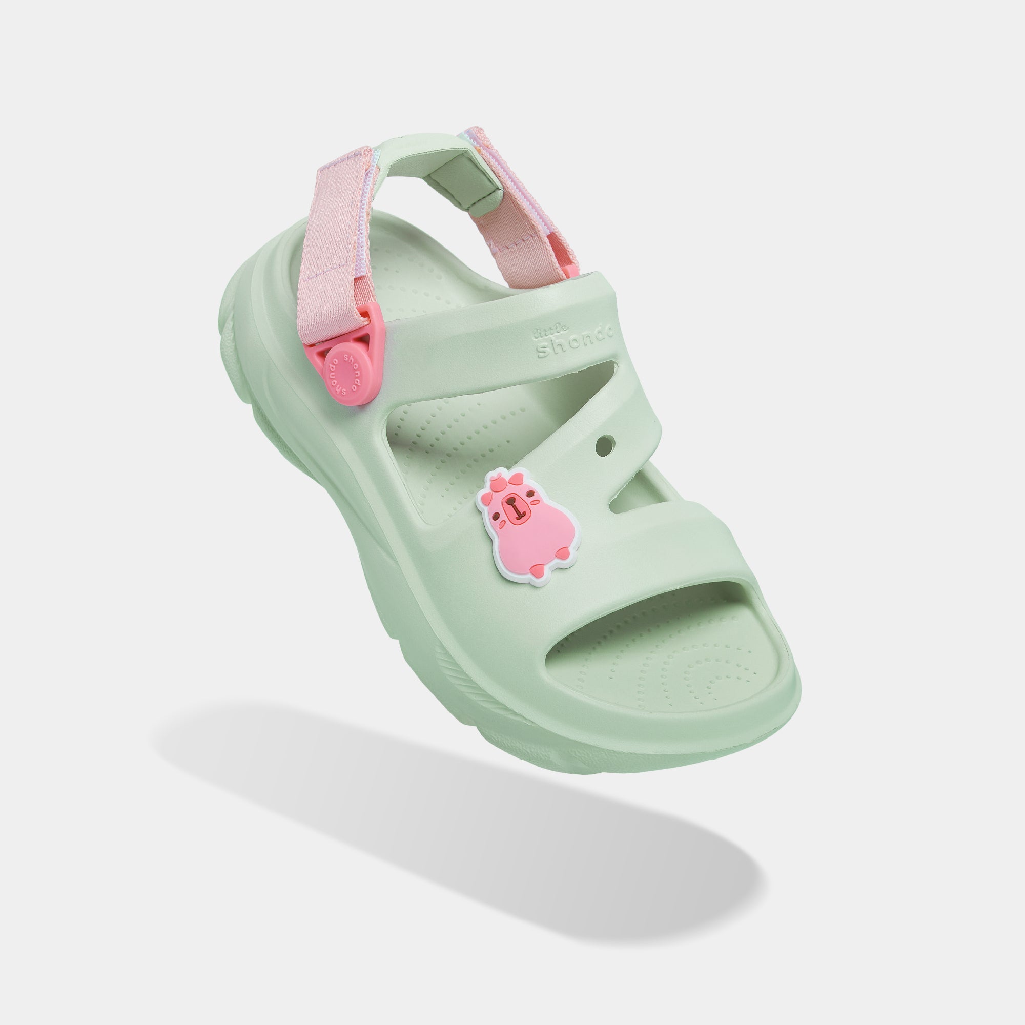 Sandal FX bé gái nhựa đúc xanh ngọc
