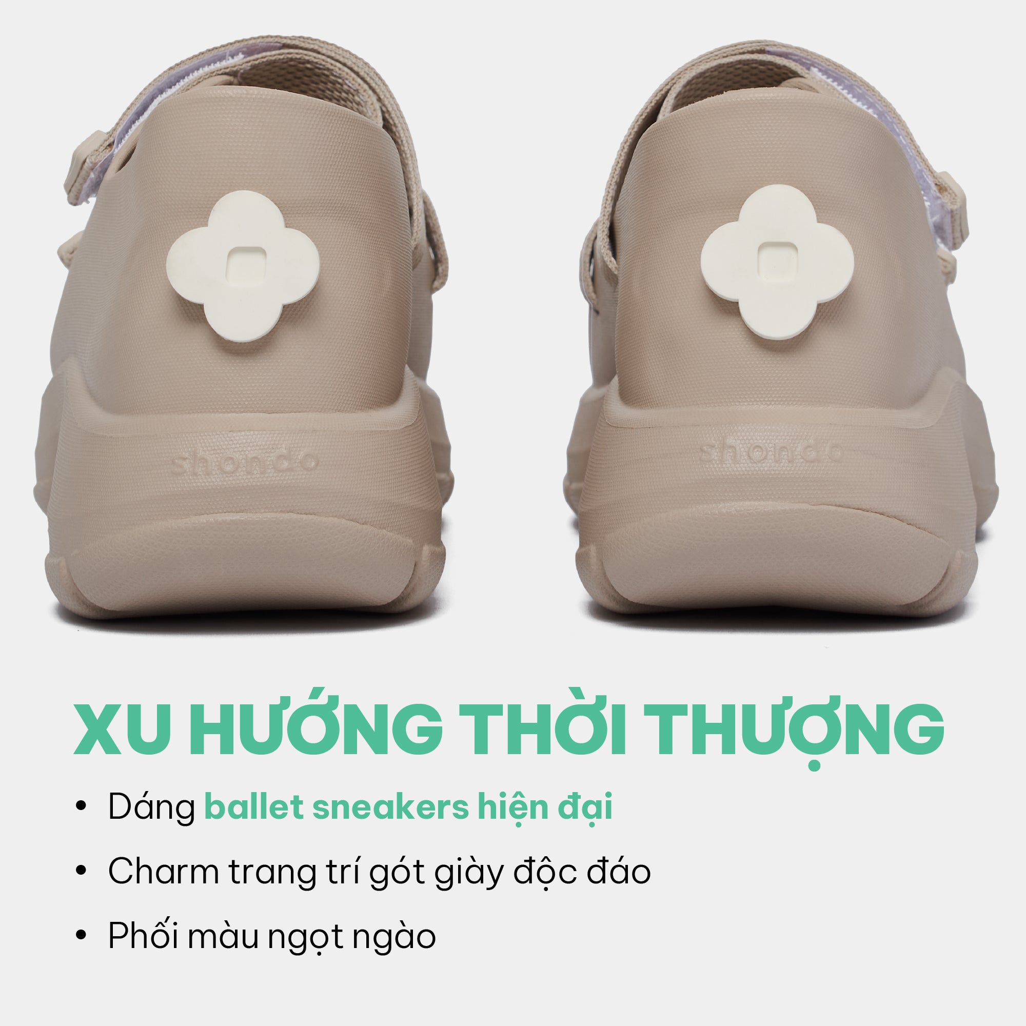 Giày ballet sneaker nữ Dreamie hồng