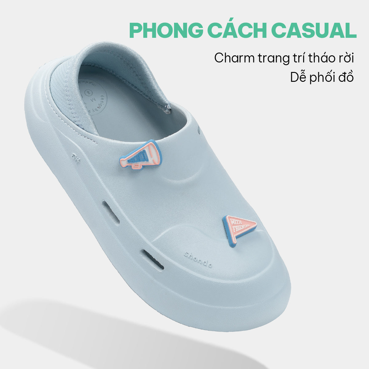 Giày sneaker Class 3 không dây xanh trời