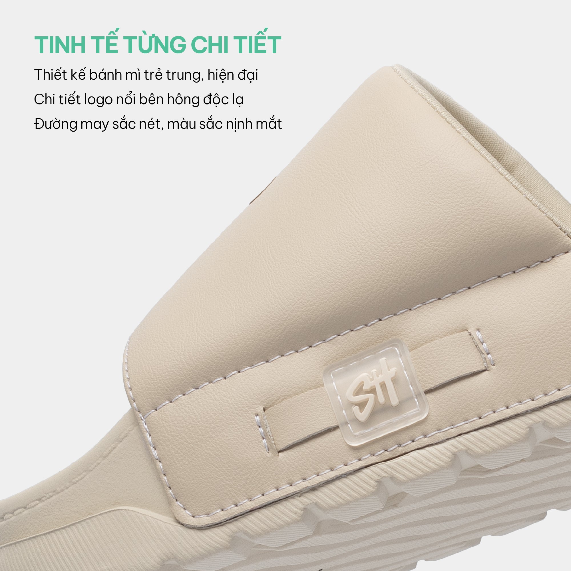 Dép bánh mì Trendy 4 quai si be