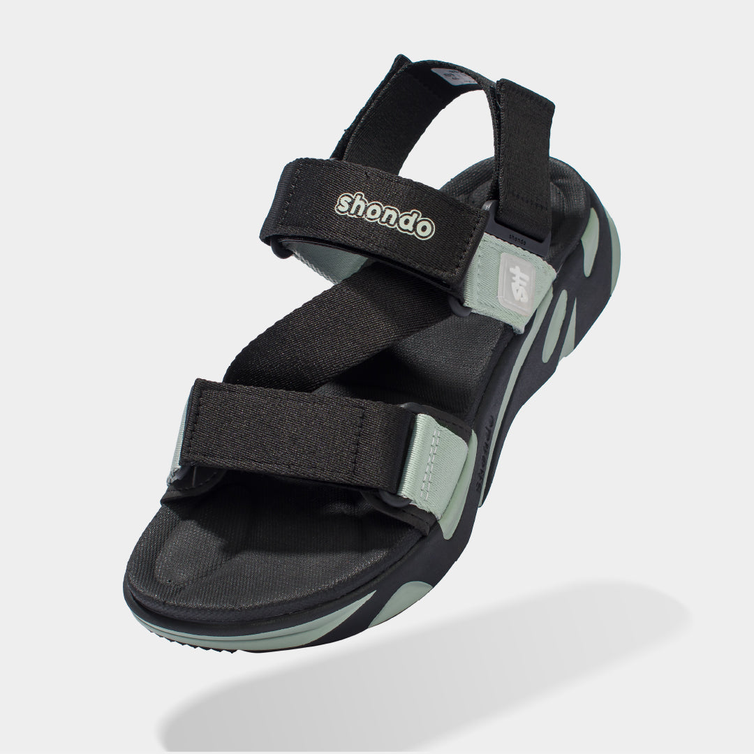 Sandals F8M đen rêu