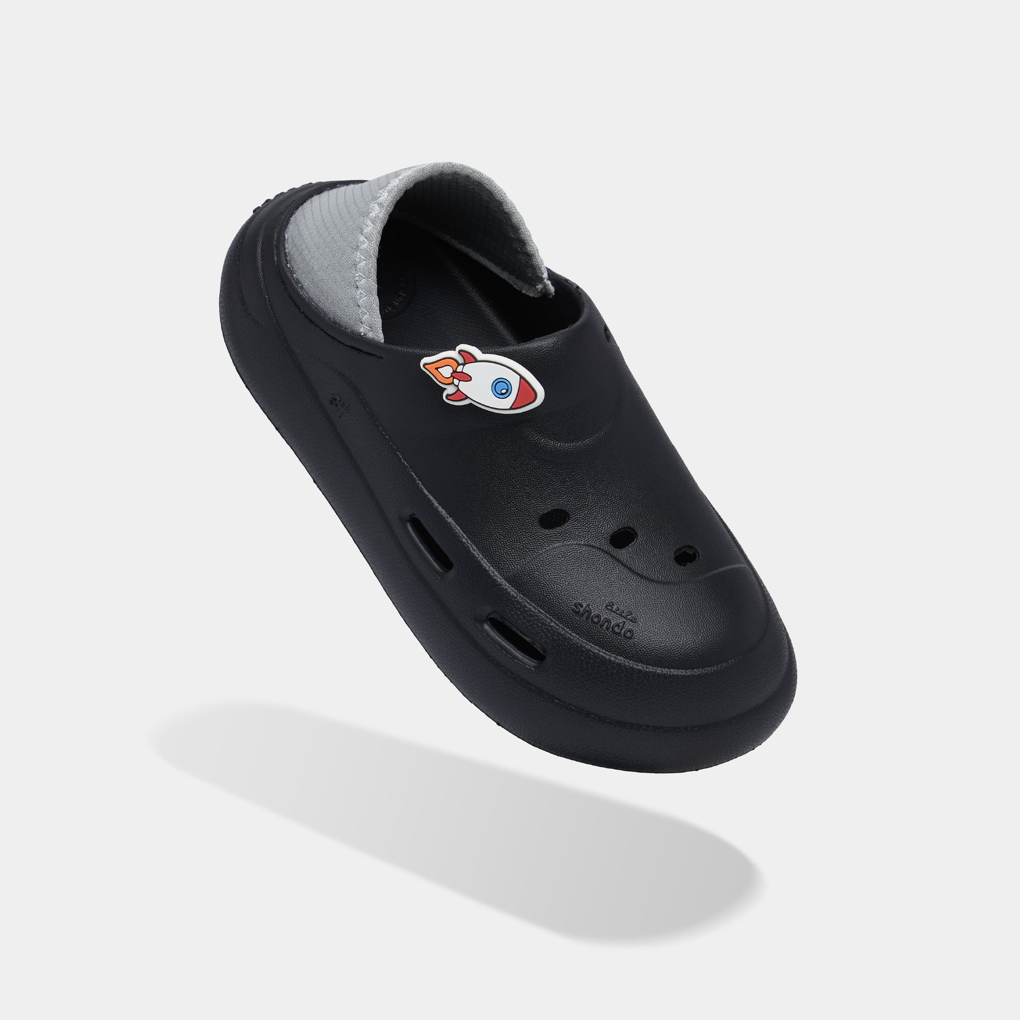 Sneaker bé trai Little C3 Limax không dây đen