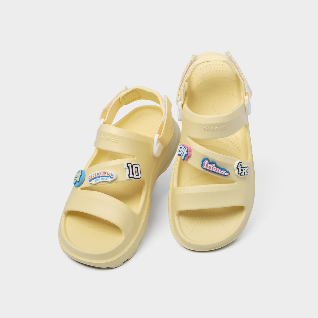 Sandal FX nhựa đúc đi mưa vàng