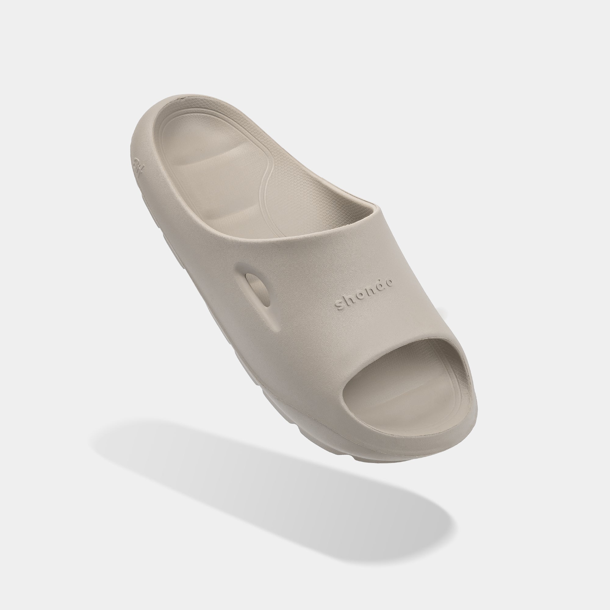 Dép bánh mì nhựa đúc Trendy 6 unisex nâu nhạt