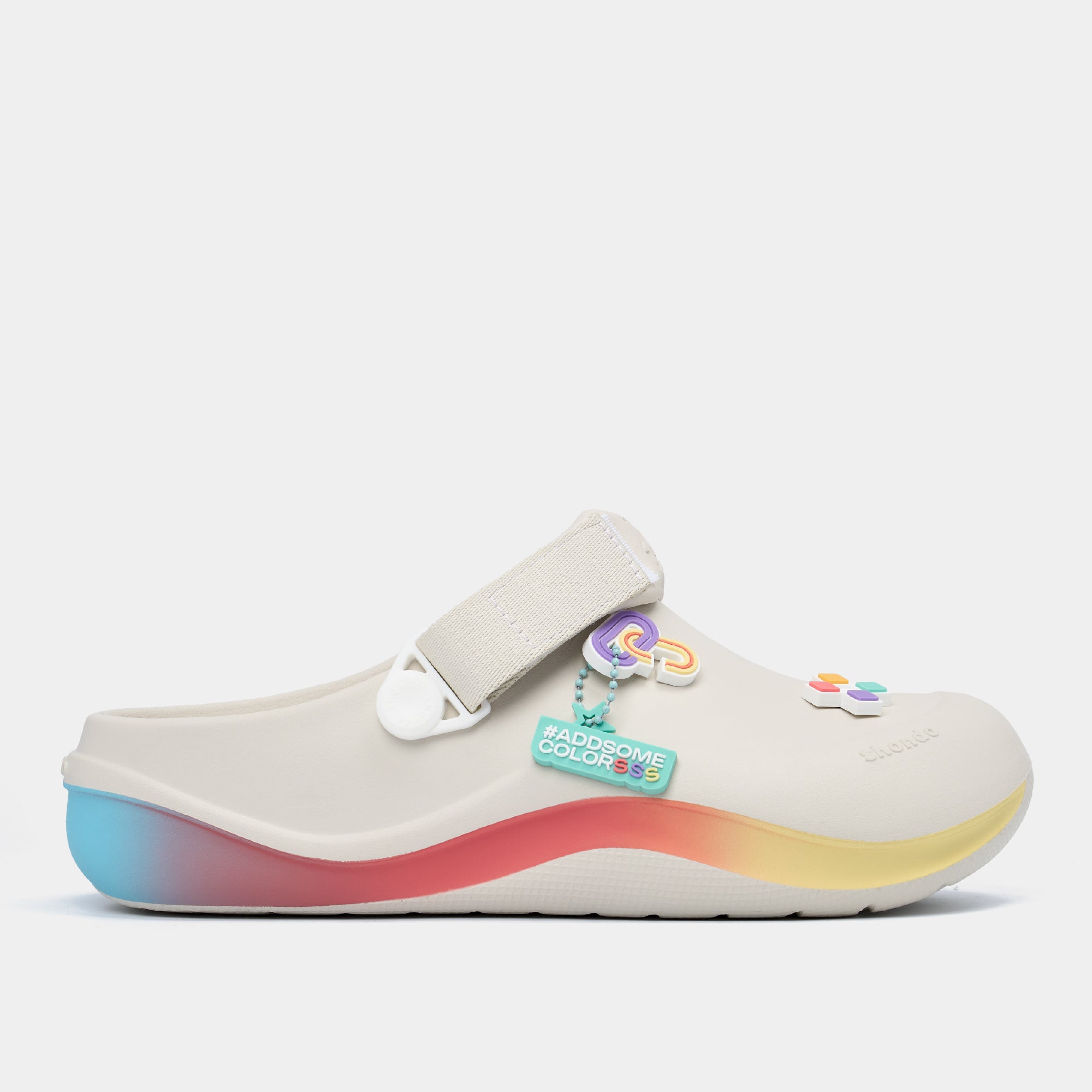 Clog Suke PRIDE unisex trắng kem