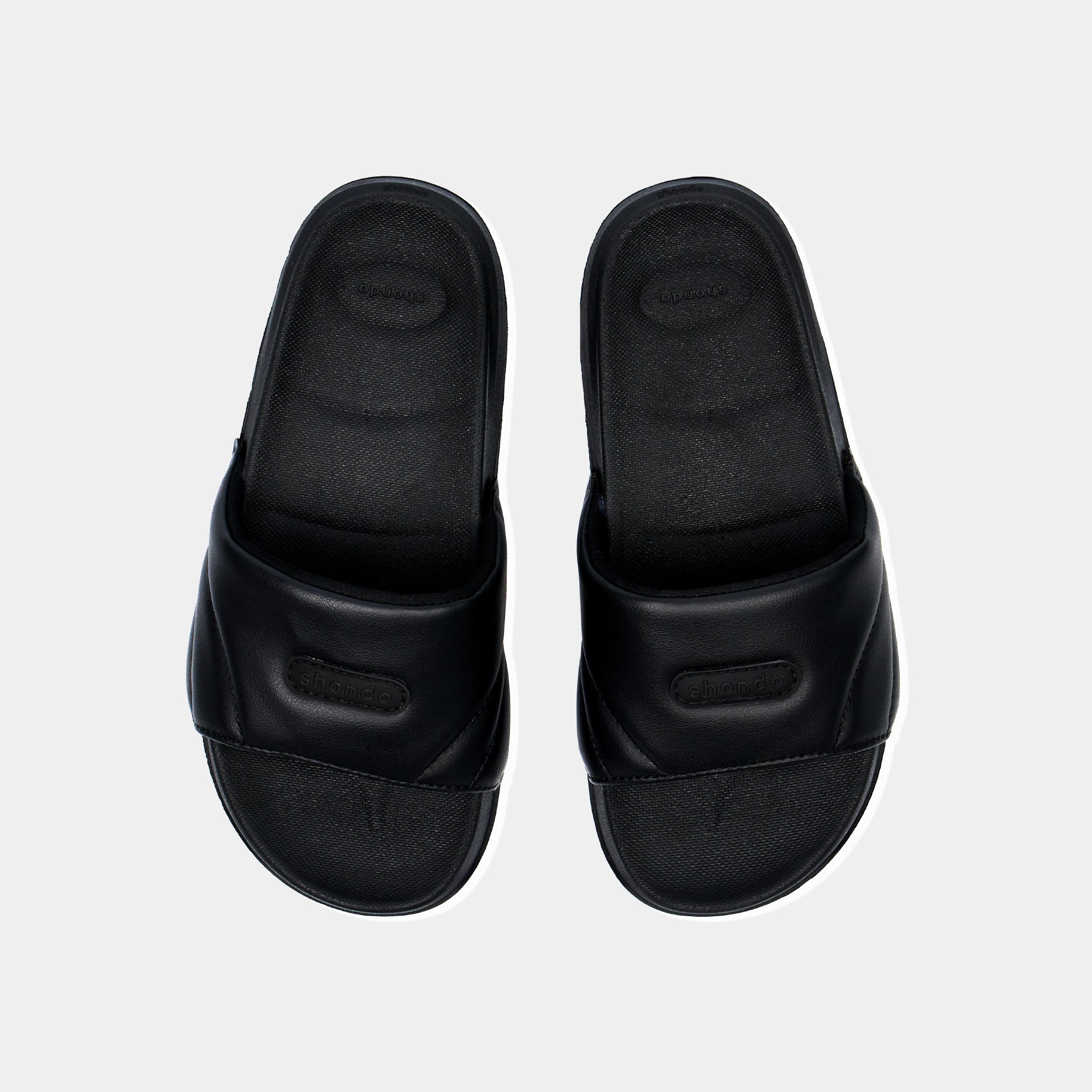 Dép Trendy 7 quai phồng unisex đen