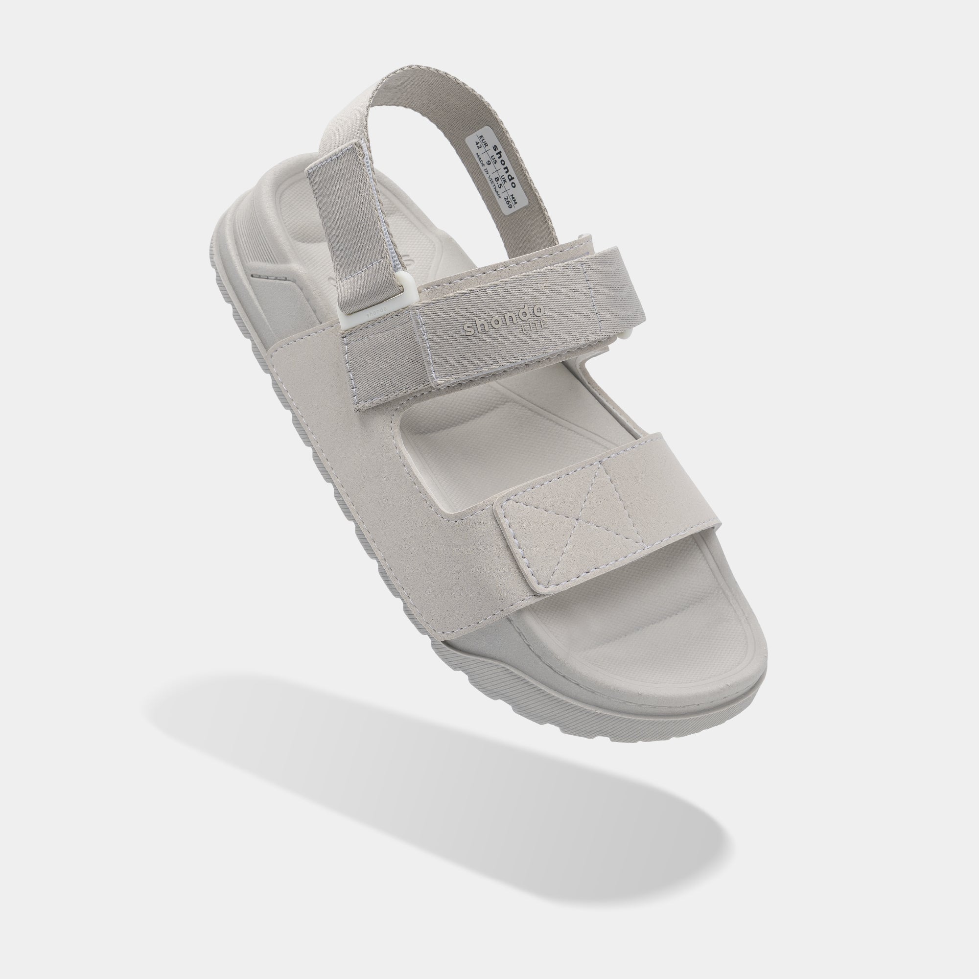 Sandal Platy 4 Lite quai ngang unisex xám