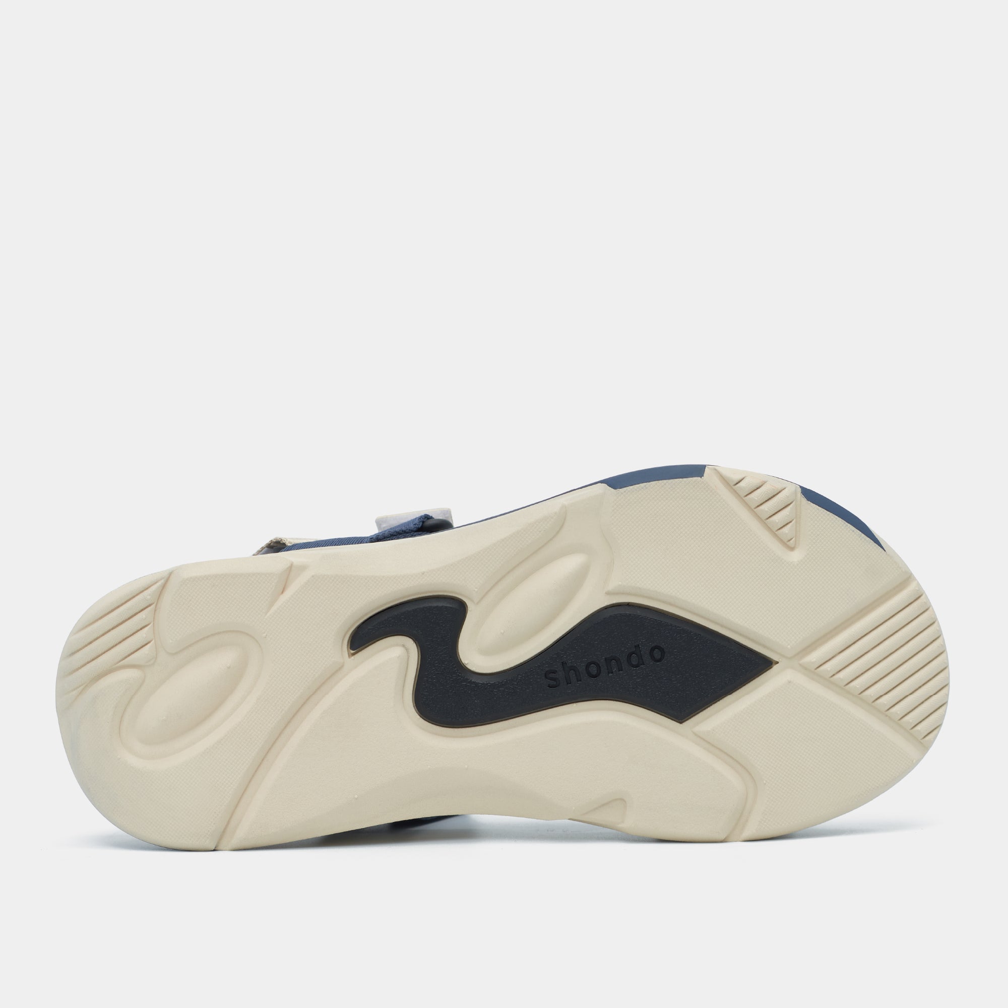 Sandal F8M quai chéo unisex be xanh navy