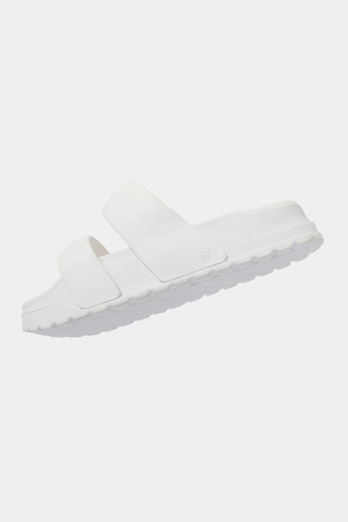 Dép bánh mì Trendy 4 quai nhựa trắng