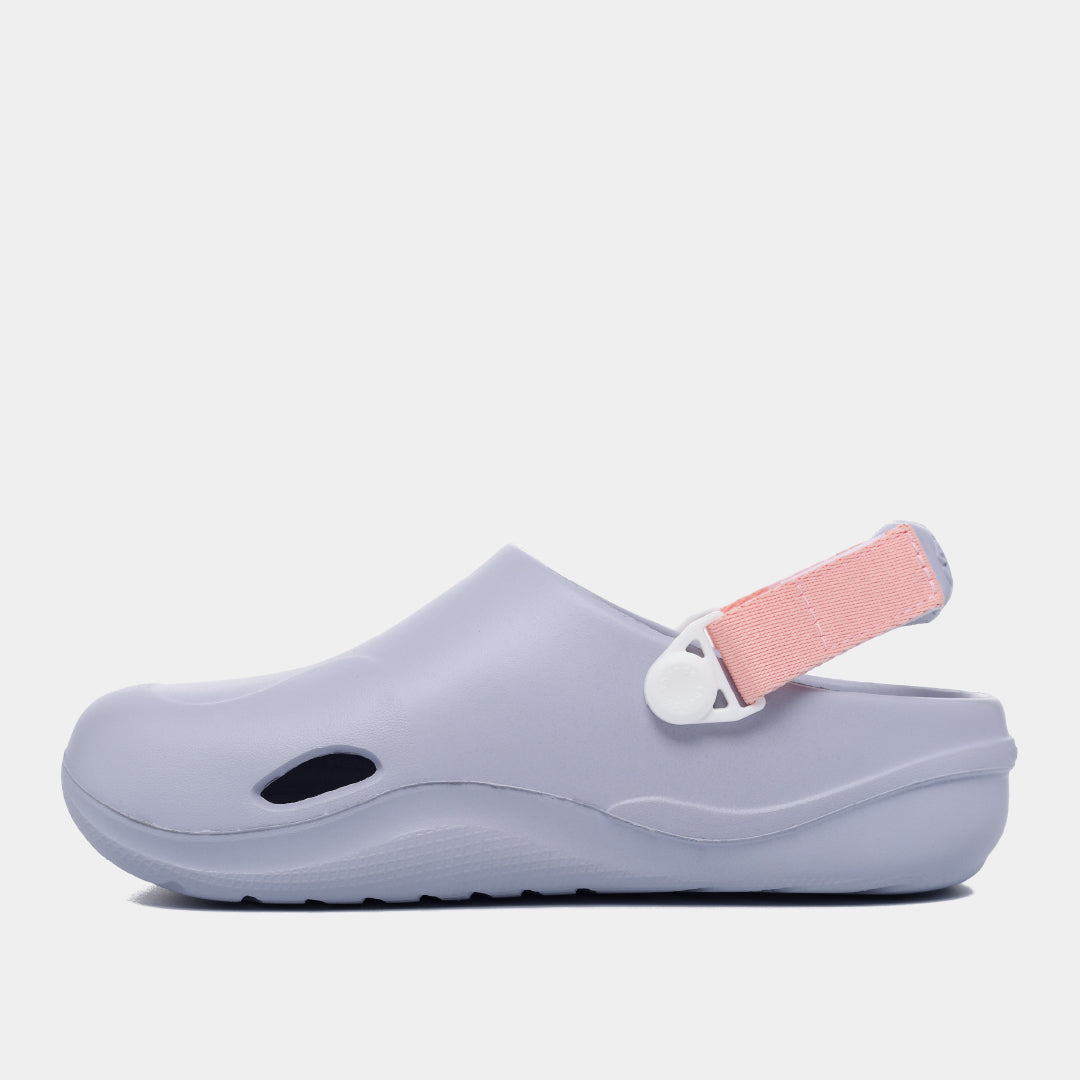 Clog Little Suke bé gái nhựa đúc tím