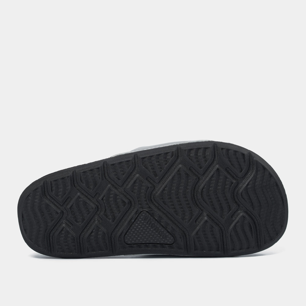 Dép Trendy 7 logo SH TPU đen metallic