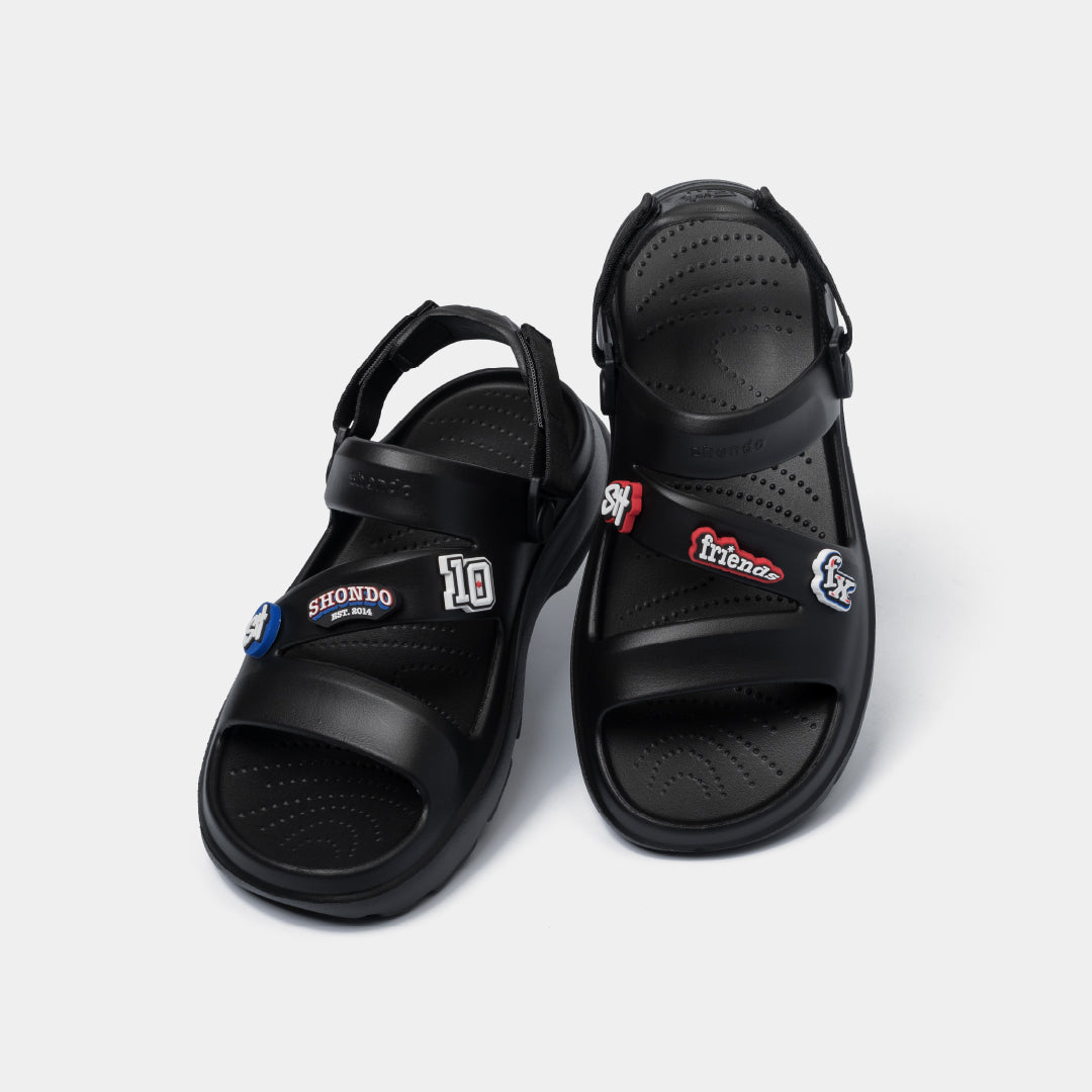 Sandal FX nhựa đúc đi mưa đen