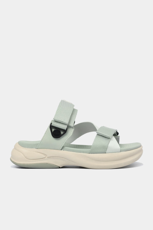 Sandal nam nữ F8B quai xoay xanh mint