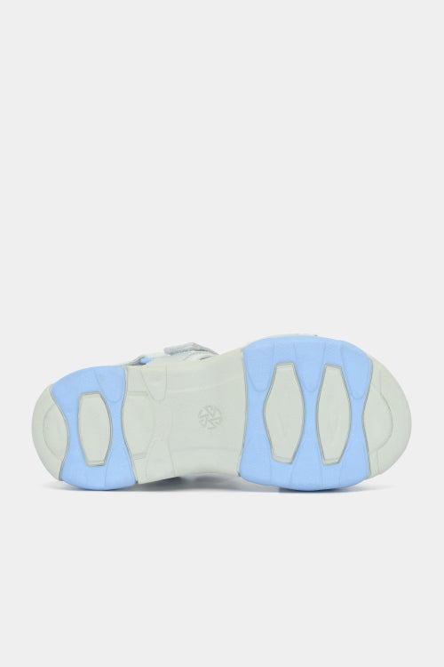 Sandal nữ Girly quai thun xanh mint