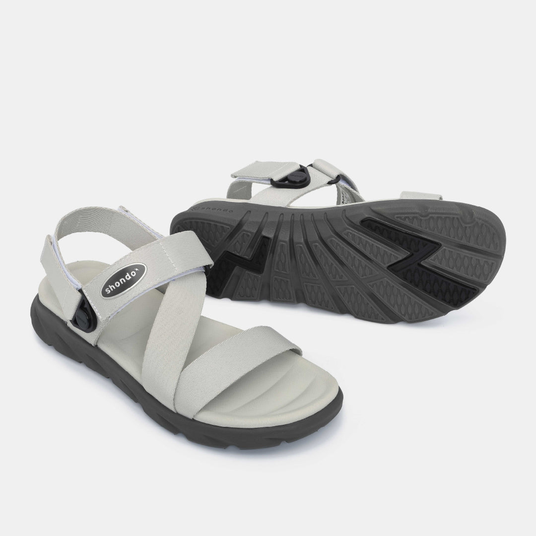 Sandal F6S quai xoay xám rêu