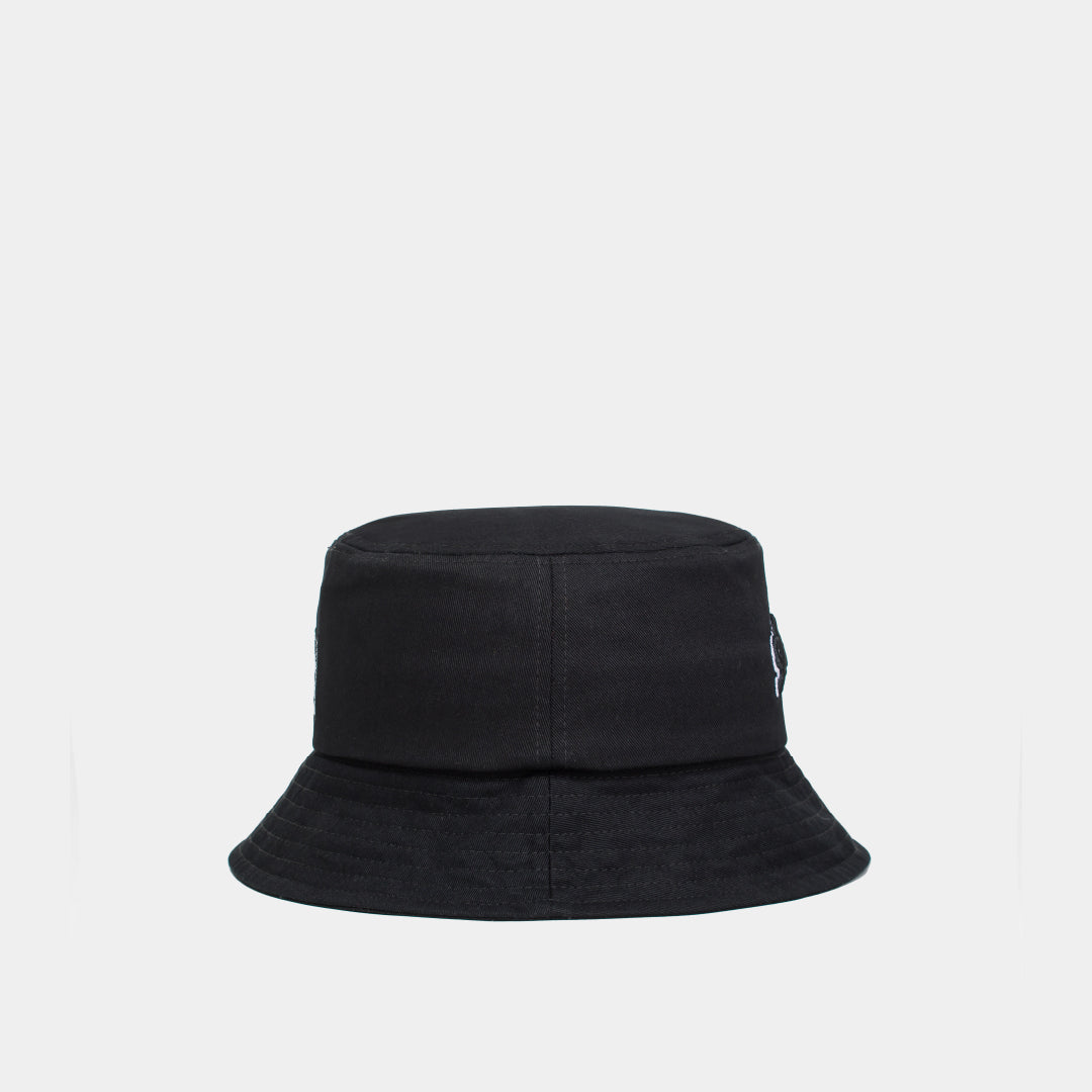 Black shondo printed bucket hat