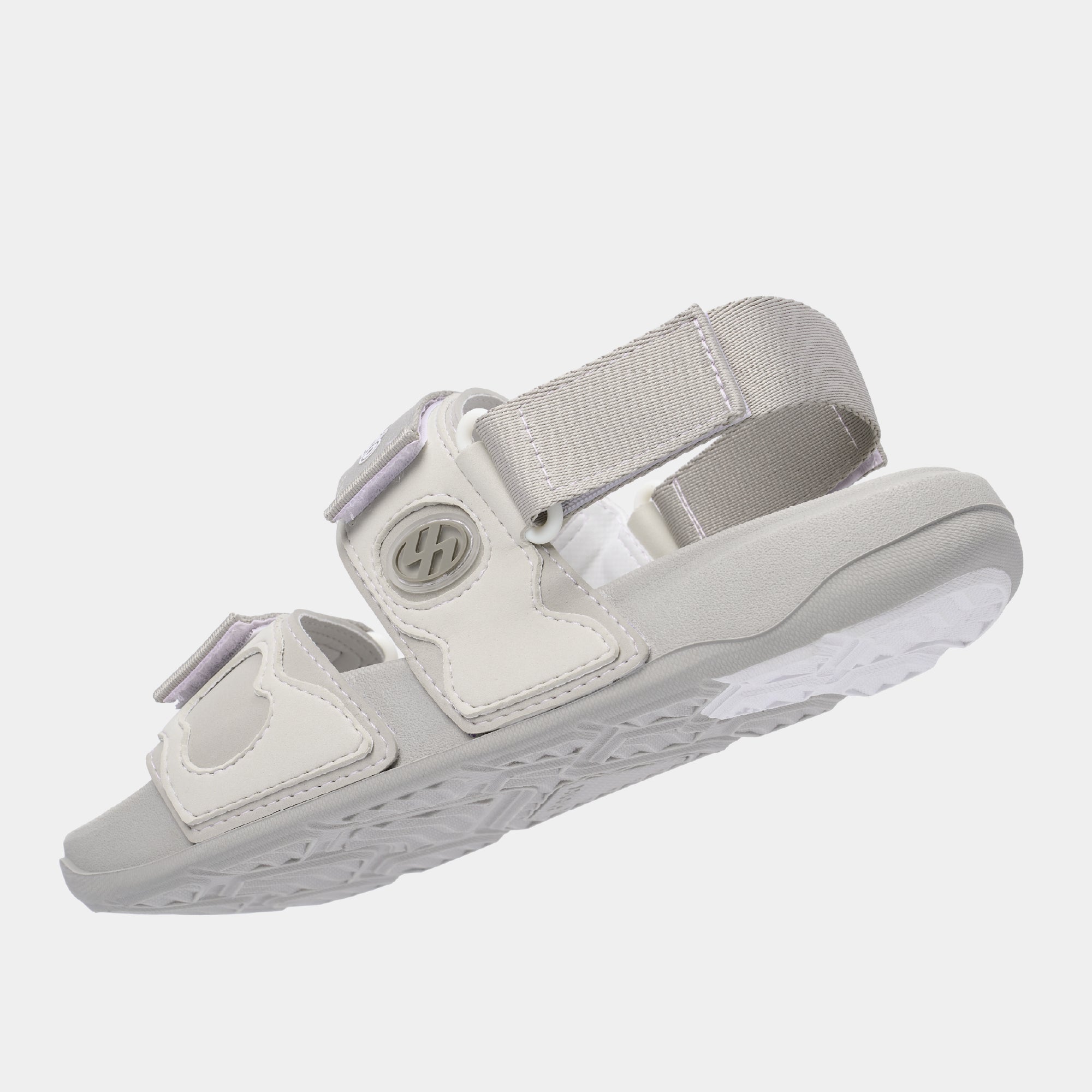 Sandal Platy 7 quai ngang unisex xám