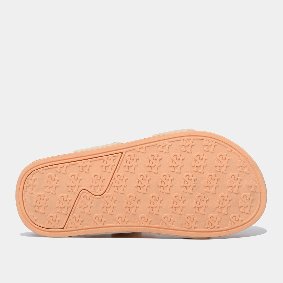 Sandal bé gái Little 3 hồng trắng kem gấu