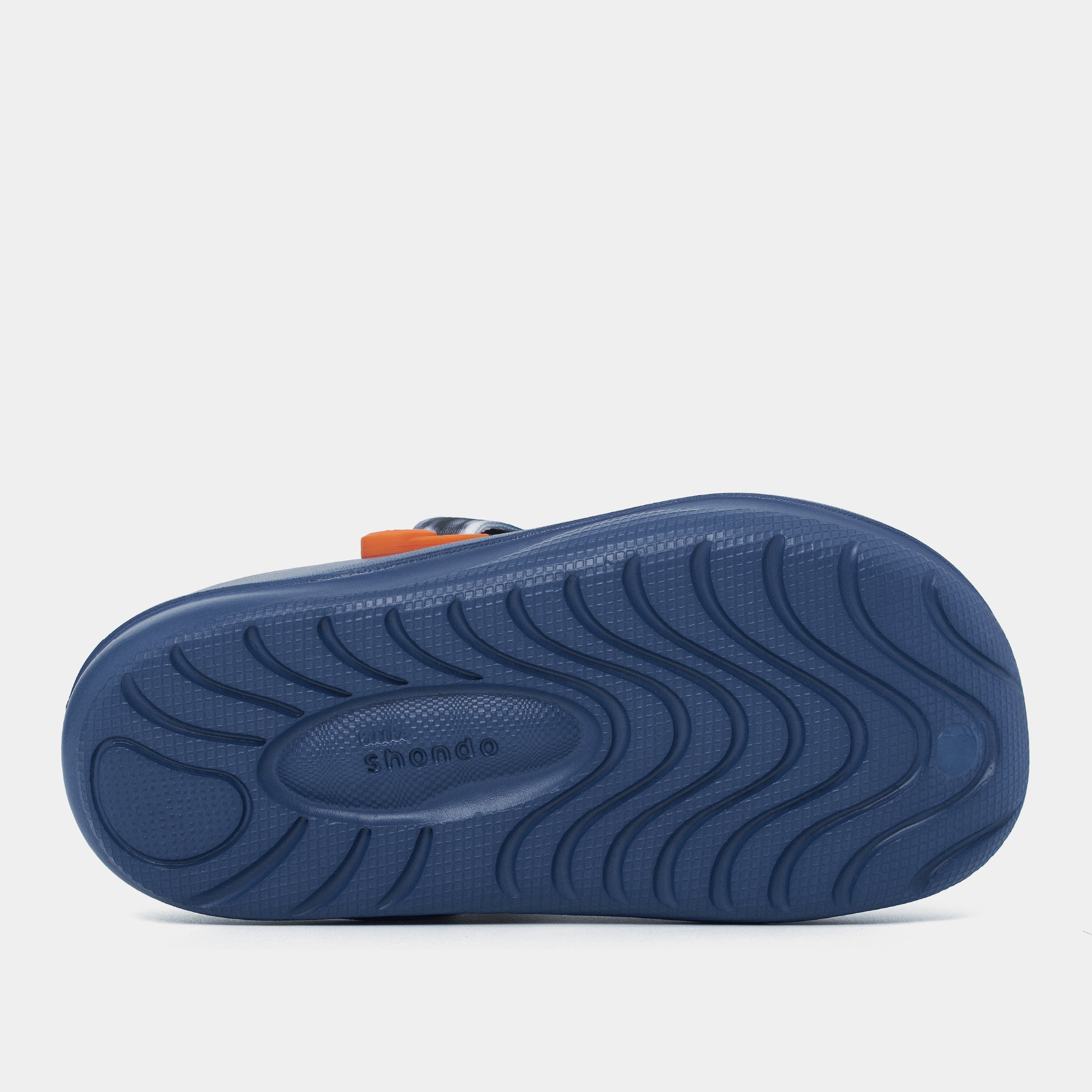 Clog Little Suke bé trai nhựa đúc xanh đậm