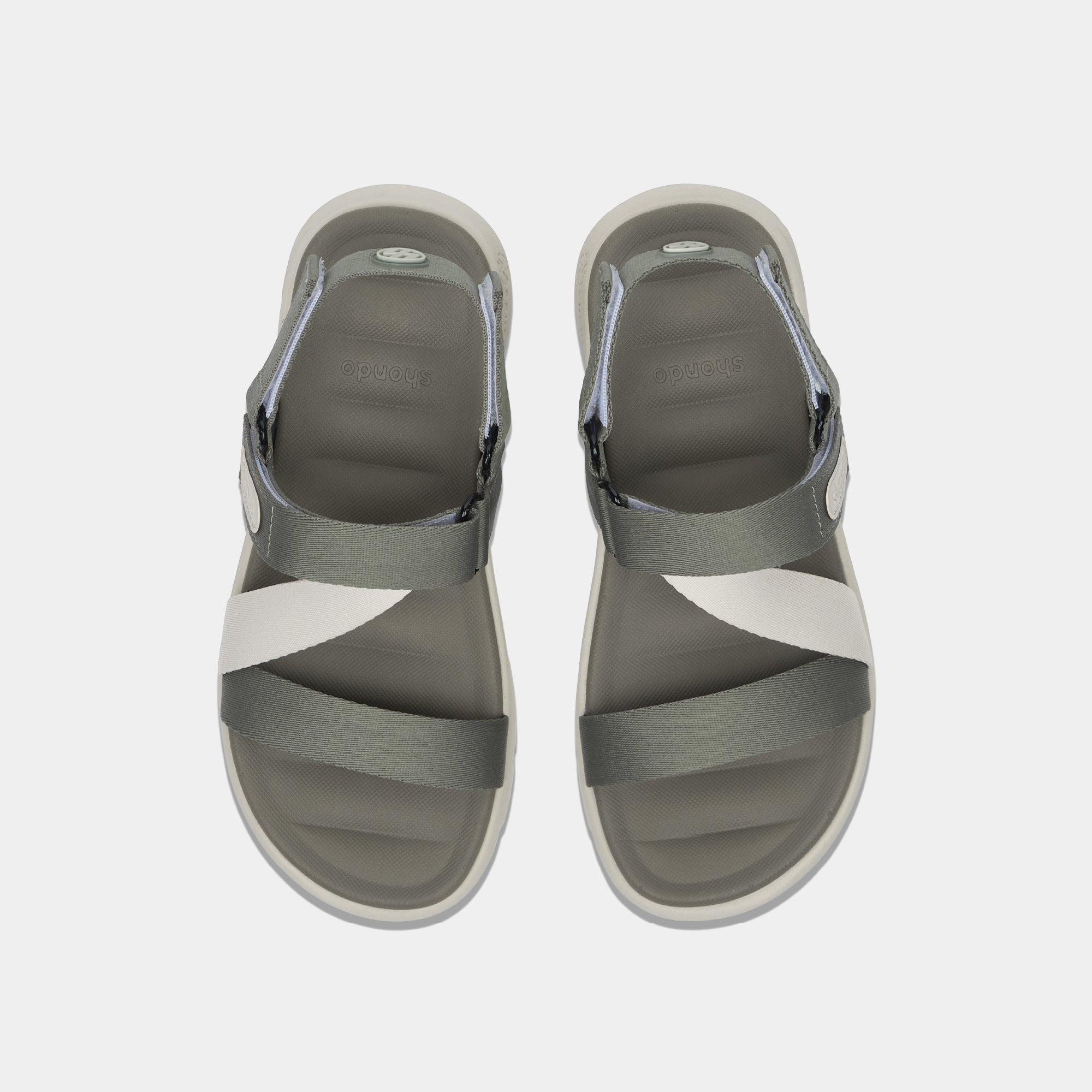 Sandal F6S quai chéo unisex rêu