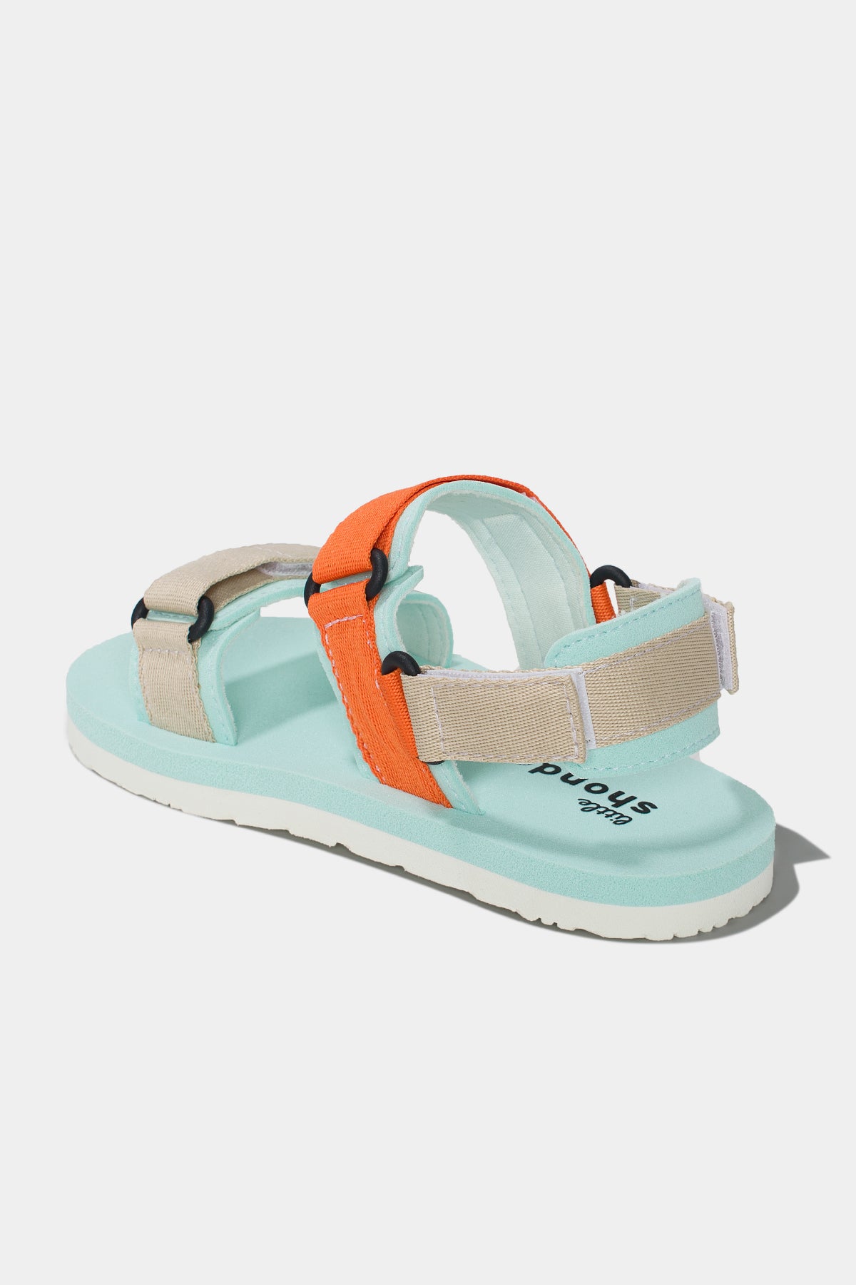Sandals Little trắng xanh hồng