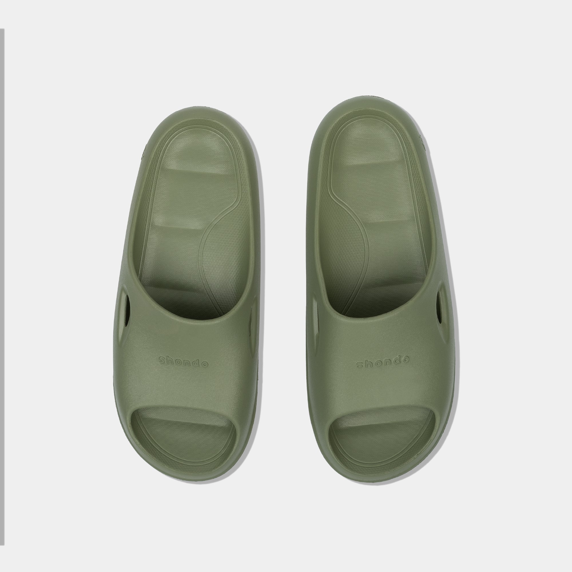 Dép bánh mì nhựa đúc Trendy 6 nam xanh rêu