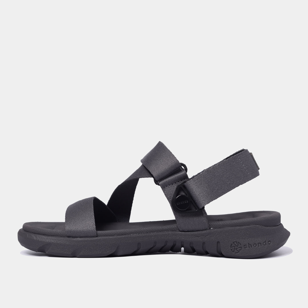 Sandal nam nữ F6S quai xoay xám đậm