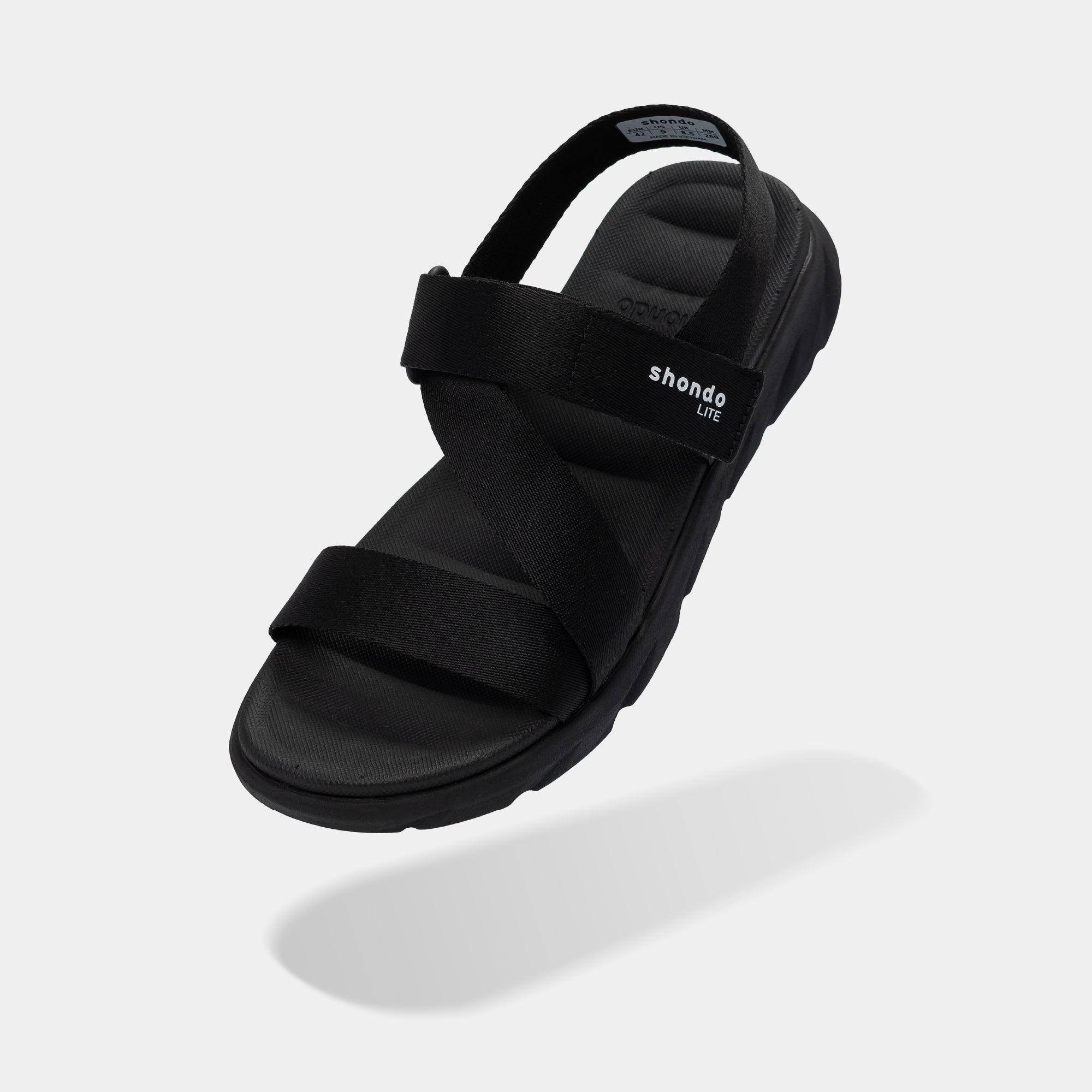 Sandal học sinh F6S Shondo Lite full đen