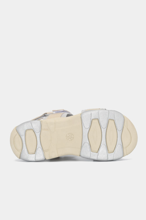 Sandal nữ Girly quai thun xám be