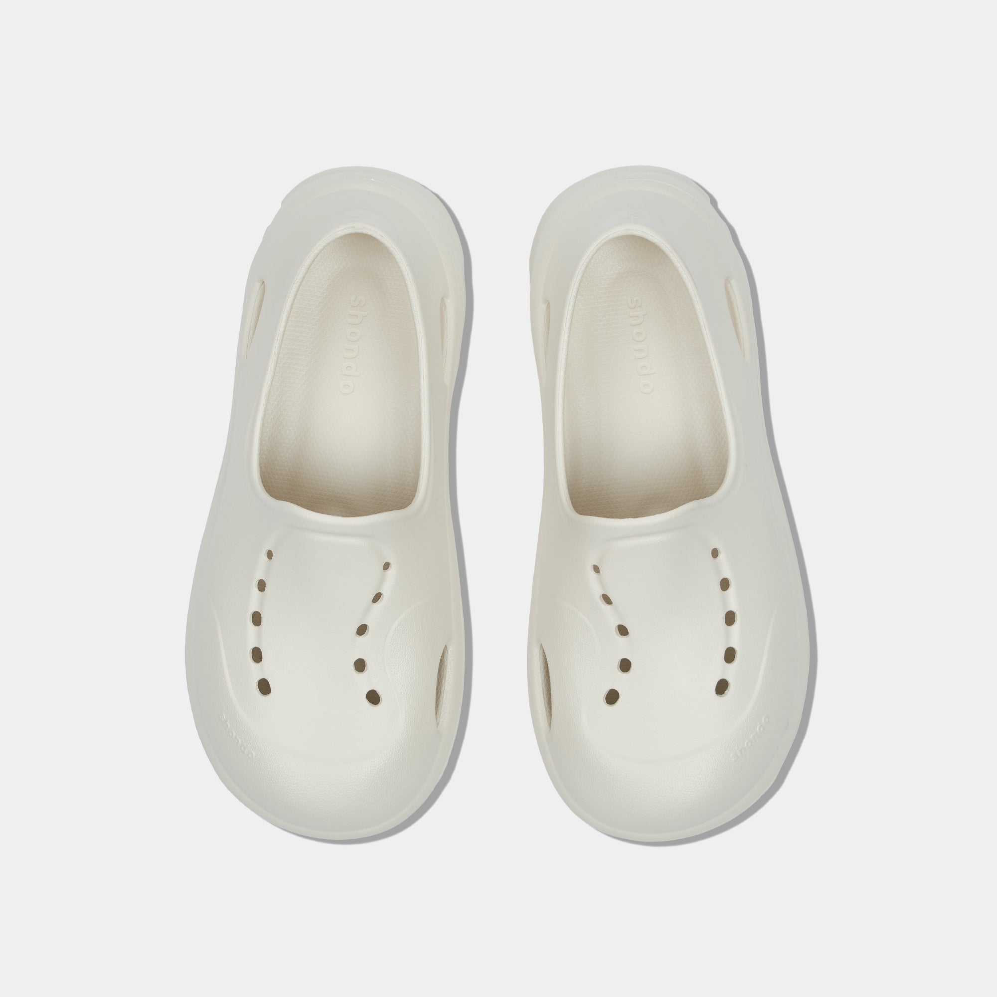 Giày Sneaker Shondo EZI Limax Unisex Màu Trắng Kem