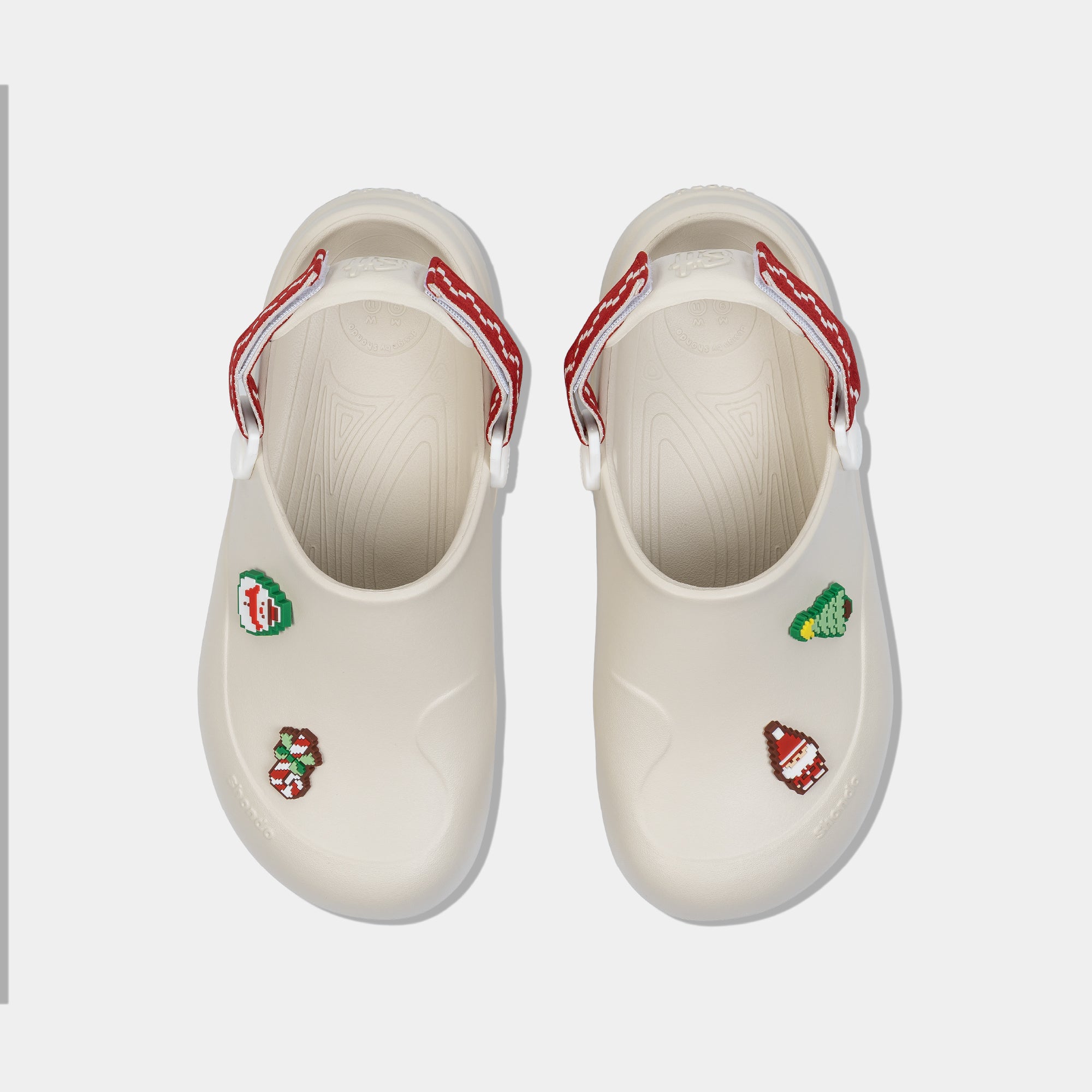 Clog SUKE Limax Christmas unisex trắng kem