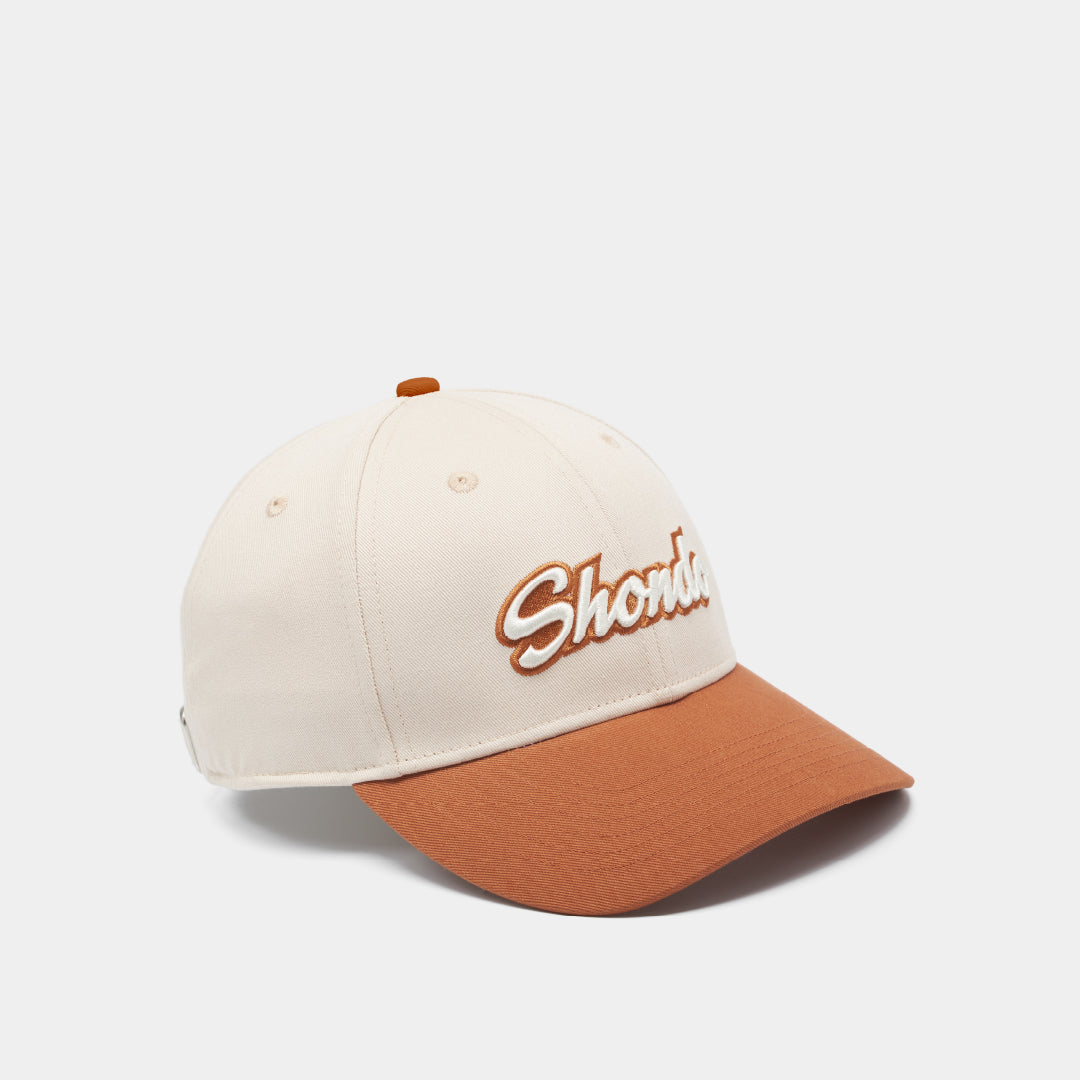 Nón lưỡi trai thêu logo Shondo nâu