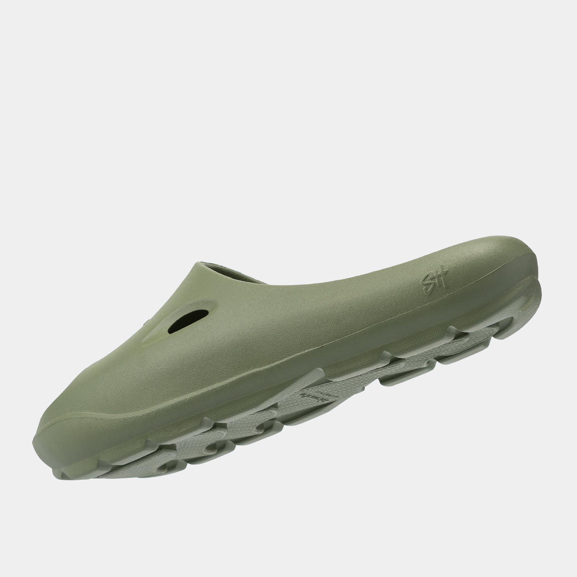 Dép bánh mì nhựa đúc Trendy 6 nam xanh rêu