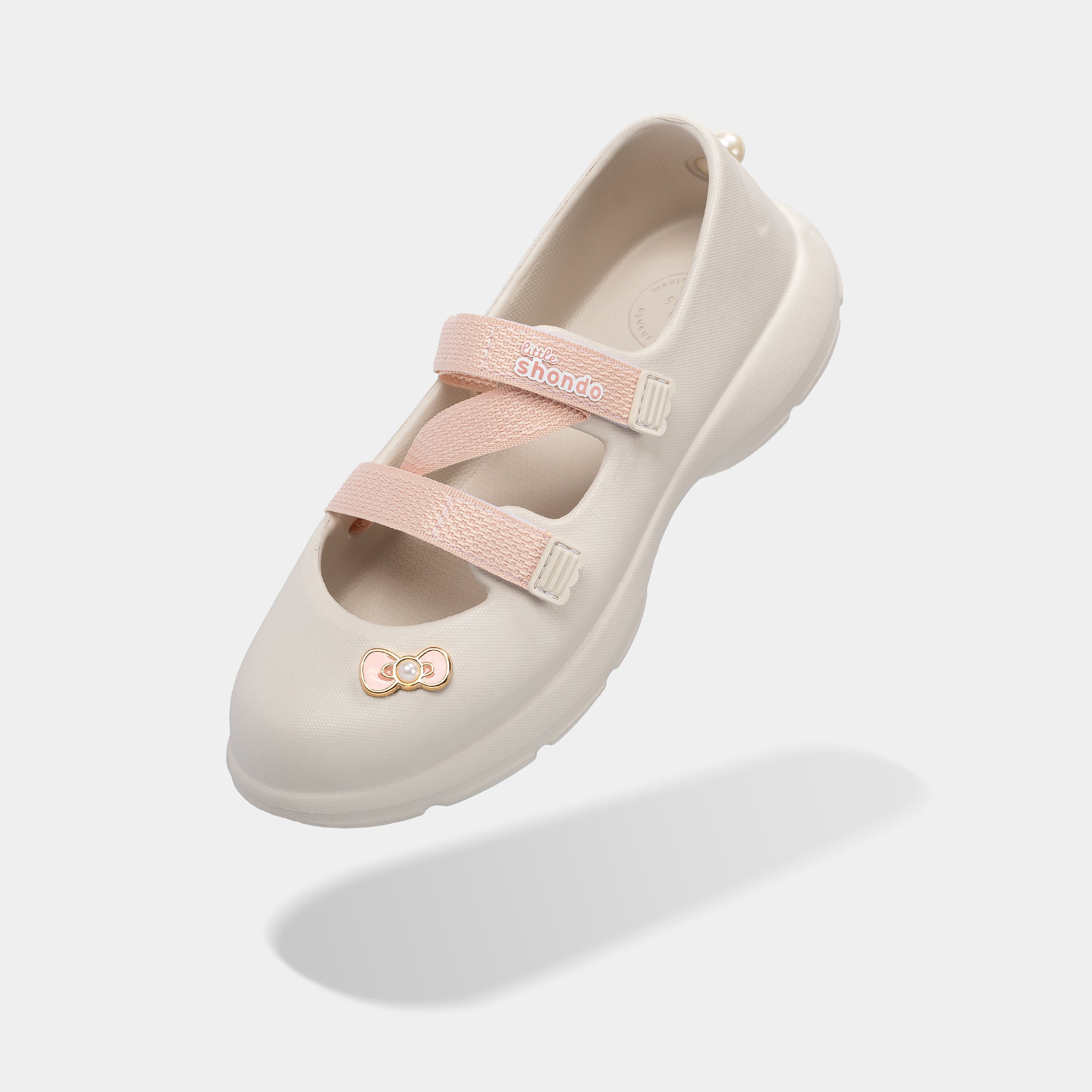 Giày ballet sneaker bé gái Little Dreamie trắng